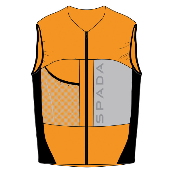 Spada Spada spark hi-vis vest orange fluo small
